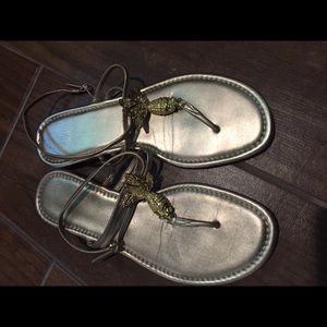 Lilly Pulitzer sandals, size 10